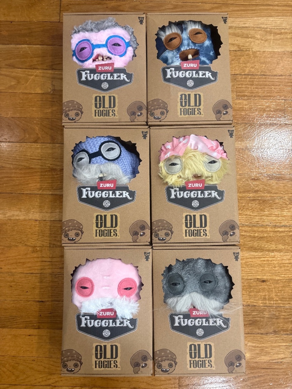 ZURU Old Fuggler Funny Ugly Monster Plush Lot of 6– Boxes – Bundle
